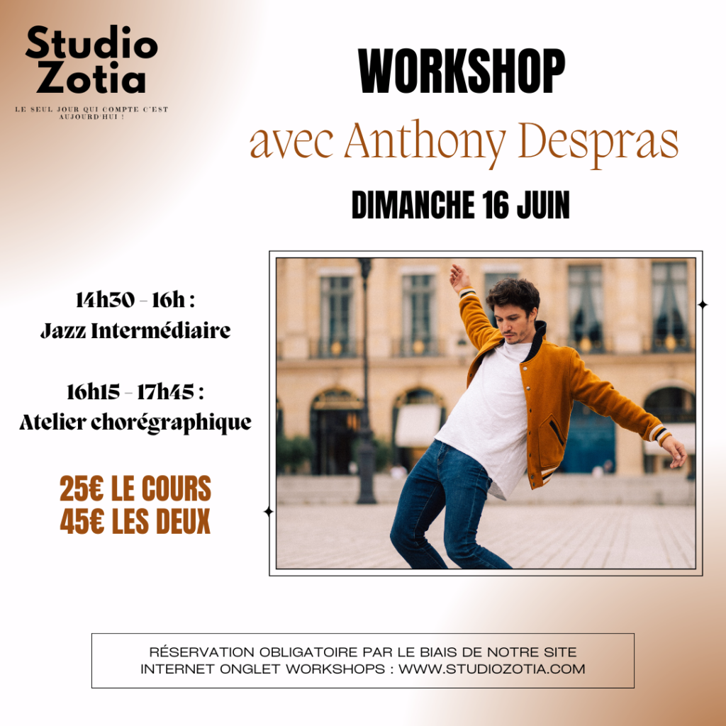 Workshop avec Anthony Despras